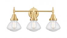 Innovation Lighting 447-3W-SG-G324-LED - Olean - 3 Light - 25 inch - Satin Gold - Bath Vanity Light