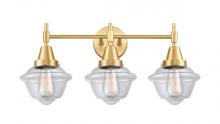 Innovation Lighting 447-3W-SG-G532-LED - Oxford - 3 Light - 26 inch - Satin Gold - Bath Vanity Light