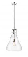  494-1S-PN-G592-14-LED - Haverhill - 1 Light - 14 inch - Polished Nickel - Stem hung - Pendant