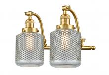 Innovation Lighting 515-2W-SG-G262 - Stanton - 2 Light - 18 inch - Satin Gold - Adjustable Bath Vanity Light
