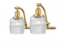 Innovation Lighting 515-2W-SG-G302 - Colton - 2 Light - 17 inch - Satin Gold - Adjustable Bath Vanity Light