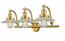 Innovation Lighting 515-3W-SG-G2-LED - Halophane - 3 Light - 28 inch - Satin Gold - Adjustable Bath Vanity Light