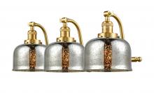 Innovation Lighting 515-3W-SG-G78-LED - Bell - 3 Light - 28 inch - Satin Gold - Adjustable Bath Vanity Light