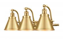 Innovation Lighting 515-3W-SG-M13-SG-LED - Appalachian - 3 Light - 28 inch - Satin Gold - Adjustable Bath Vanity Light