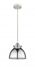  516-1P-WPC-M14-PC - Adirondack - 1 Light - 8 inch - White Polished Chrome - Mini Pendant