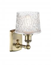  516-1W-AB-G402-LED - Niagara - 1 Light - 7 inch - Antique Brass - Sconce