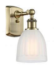  516-1W-AB-G441-LED - Brookfield - 1 Light - 6 inch - Antique Brass - Sconce