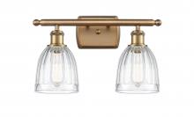  516-2W-BB-G442 - Brookfield - 2 Light - 16 inch - Brushed Brass - Bath Vanity Light