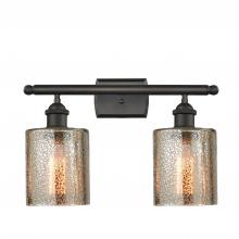  516-2W-OB-G116 - Cobbleskill - 2 Light - 15 inch - Oil Rubbed Bronze - Bath Vanity Light