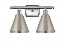 Innovation Lighting 516-2W-SN-MBC-8-SN-LED - Berkshire - 2 Light - 18 inch - Brushed Satin Nickel - Bath Vanity Light