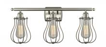 Innovation Lighting 516-3W-SN-CE513-LED - Muselet - 3 Light - 26 inch - Brushed Satin Nickel - Bath Vanity Light