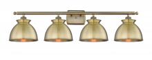  516-4W-AB-M14-AB - Adirondack - 4 Light - 38 inch - Antique Brass - Bath Vanity Light