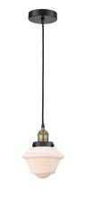  616-1PH-BAB-G531 - Oxford - 1 Light - 7 inch - Black Antique Brass - Cord hung - Mini Pendant