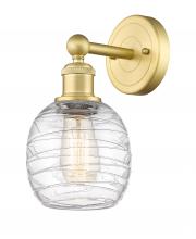  616-1W-SG-G1013 - Belfast - 1 Light - 6 inch - Satin Gold - Sconce