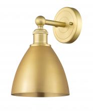  616-1W-SG-MBD-75-SG - Bristol - 1 Light - 8 inch - Satin Gold - Sconce