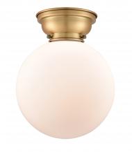  623-1F-BB-G201-10 - Beacon - 1 Light - 10 inch - Brushed Brass - Flush Mount