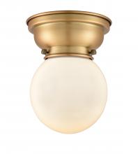  623-1F-BB-G201-6 - Beacon - 1 Light - 6 inch - Brushed Brass - Flush Mount