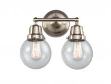  623-2W-SN-G204-6 - Beacon - 2 Light - 14 inch - Brushed Satin Nickel - Bath Vanity Light