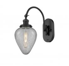  918-1W-BK-G165-LED - Geneseo - 1 Light - 7 inch - Matte Black - Sconce