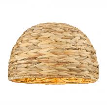  RBD-12-NAT - Woven Rattan 12 inch Shade